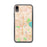 Custom iPhone XR Middleton Wisconsin Map Phone Case in Watercolor