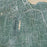 Middletown Connecticut Map Print in Afternoon Style Zoomed In Close Up Showing Details