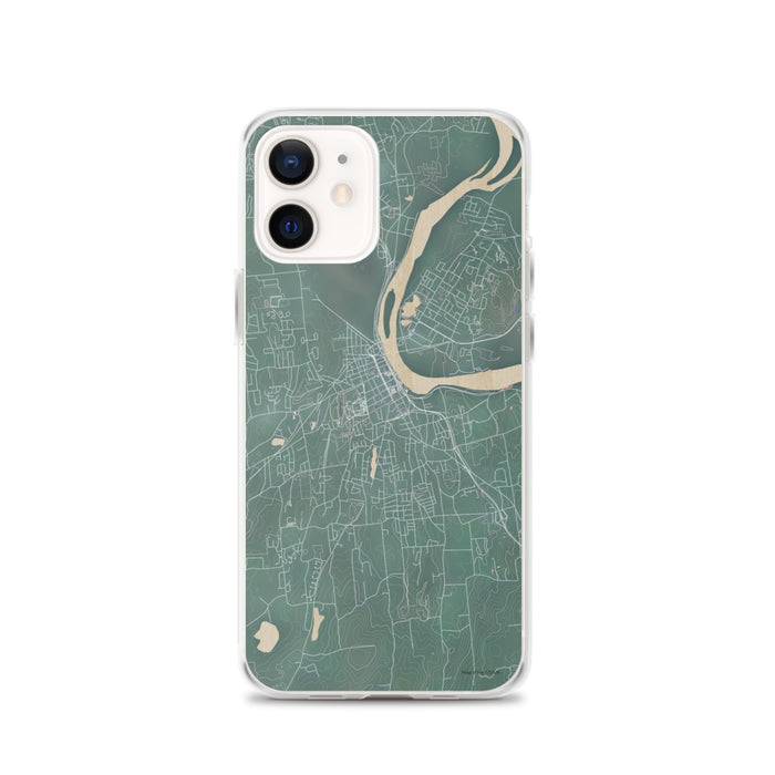 Custom iPhone 12 Middletown Connecticut Map Phone Case in Afternoon