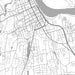 Middletown Connecticut Map Print in Classic Style Zoomed In Close Up Showing Details
