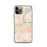 Custom iPhone 11 Pro Middletown Connecticut Map Phone Case in Watercolor