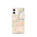 Custom iPhone 12 mini Middletown Connecticut Map Phone Case in Watercolor