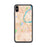Custom iPhone XS Max Middletown Connecticut Map Phone Case in Watercolor