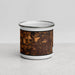 Front View Custom Middletown Ohio Map Enamel Mug in Ember