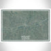 Midland South Dakota Map Print Landscape Orientation in Afternoon Style With Shaded Background