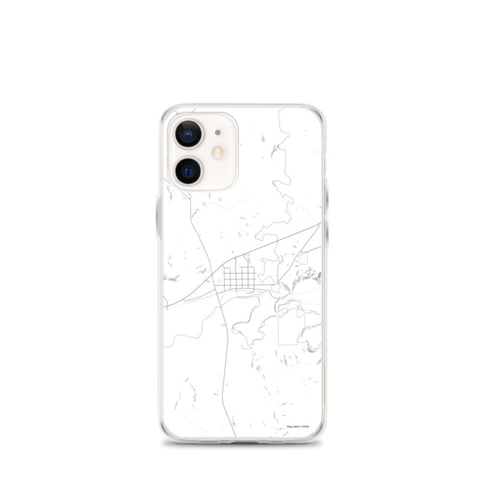 Custom Midland South Dakota Map iPhone 12 mini Phone Case in Classic