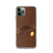 Custom Midland South Dakota Map Phone Case in Ember