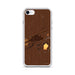 Custom Midland South Dakota Map Phone Case in Ember