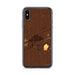 Custom Midland South Dakota Map Phone Case in Ember