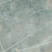 Midland Texas Map Print in Afternoon Style Zoomed In Close Up Showing Details