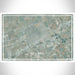 Midland Texas Map Print Landscape Orientation in Afternoon Style With Shaded Background