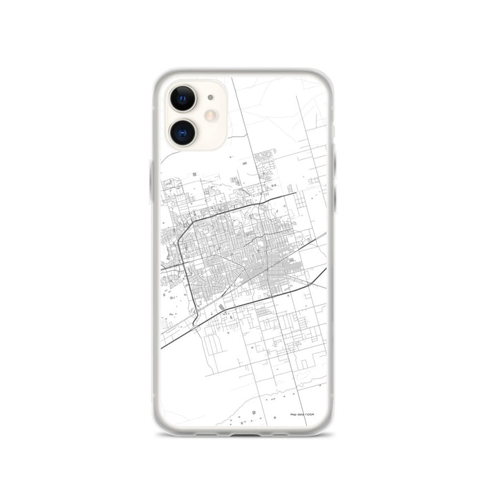 Custom Midland Texas Map Phone Case in Classic