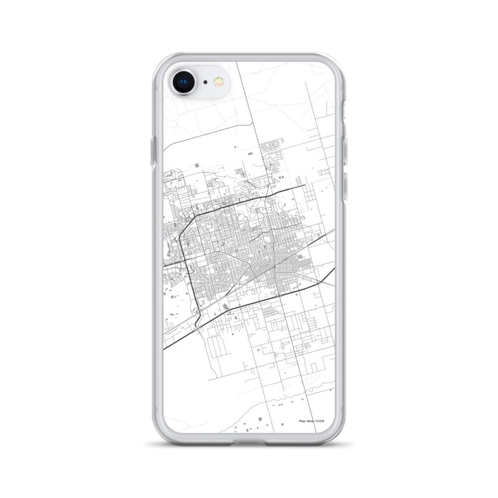 Custom Midland Texas Map iPhone SE Phone Case in Classic