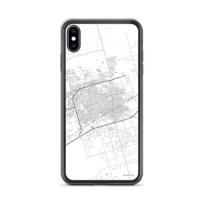 Custom Midland Texas Map Phone Case in Classic