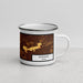 Right View Custom Midland Texas Map Enamel Mug in Ember
