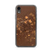 Custom Midland Texas Map Phone Case in Ember