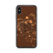 Custom Midland Texas Map Phone Case in Ember