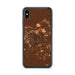 Custom Midland Texas Map Phone Case in Ember