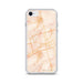 Custom Midland Texas Map iPhone SE Phone Case in Watercolor