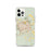 Custom Midland Texas Map iPhone 12 Pro Phone Case in Woodblock
