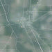 Miller County Georgia Map Print in Afternoon Style Zoomed In Close Up Showing Details