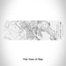 Rendered View of Mill Valley California Map Engraving on 10oz Stainless Steel Insulated Cup with Sliding Lid in White