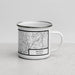 Right View Custom Milton Georgia Map Enamel Mug in Classic