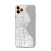 Custom Milwaukee Wisconsin Map Phone Case in Classic