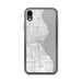 Custom Milwaukee Wisconsin Map Phone Case in Classic