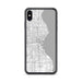 Custom Milwaukee Wisconsin Map Phone Case in Classic