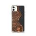 Custom Milwaukee Wisconsin Map Phone Case in Ember