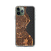 Custom Milwaukee Wisconsin Map Phone Case in Ember