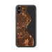 Custom Milwaukee Wisconsin Map Phone Case in Ember