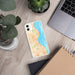 Custom Milwaukee Wisconsin Map Phone Case in Watercolor