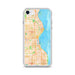 Custom Milwaukee Wisconsin Map iPhone SE Phone Case in Watercolor