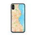 Custom Milwaukee Wisconsin Map Phone Case in Watercolor