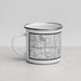Left View Custom Minneapolis Minnesota Map Enamel Mug in Classic
