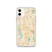 Custom Minneapolis Minnesota Map Phone Case in Watercolor