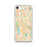 Custom Minneapolis Minnesota Map iPhone SE Phone Case in Watercolor