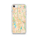 Custom Minneapolis Minnesota Map iPhone SE Phone Case in Watercolor
