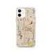 Custom Minneapolis Minnesota Map iPhone 12 Phone Case in Woodblock