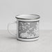 Left View Custom Minnetonka Minnesota Map Enamel Mug in Classic