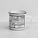 Right View Custom Missoula Montana Map Enamel Mug in Classic