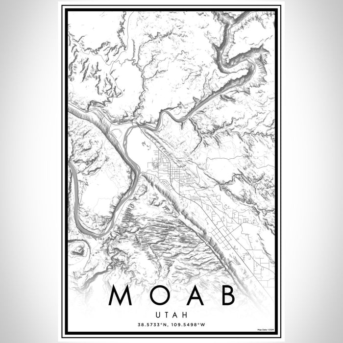 Moab - Utah Map Print in Classic — JACE Maps