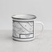 Right View Custom Moab Utah Map Enamel Mug in Classic