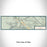 Flat View of Map Custom Moab Utah Map Enamel Mug in Woodblock