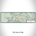 Flat View of Map Custom Moab Utah Map Enamel Mug in Woodblock
