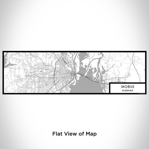 Flat View of Map Custom Mobile Alabama Map Enamel Mug in Classic