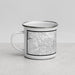 Left View Custom Mobile Alabama Map Enamel Mug in Classic