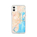Custom Mobile Alabama Map Phone Case in Watercolor
